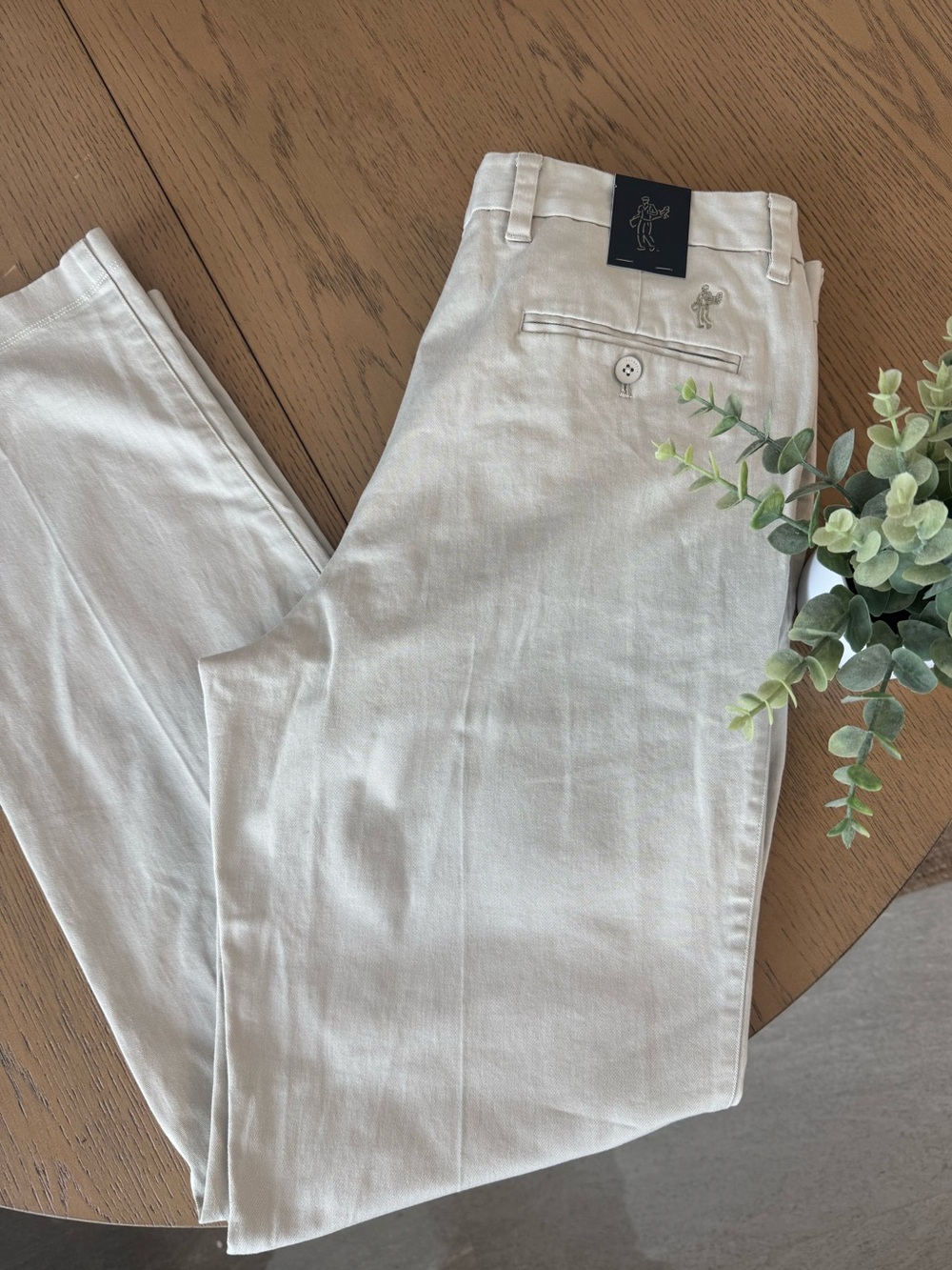 Ashworth Golf Khaki Performance Chino Pants‎ 36x34 Beige Cotton Stretch Trousers
